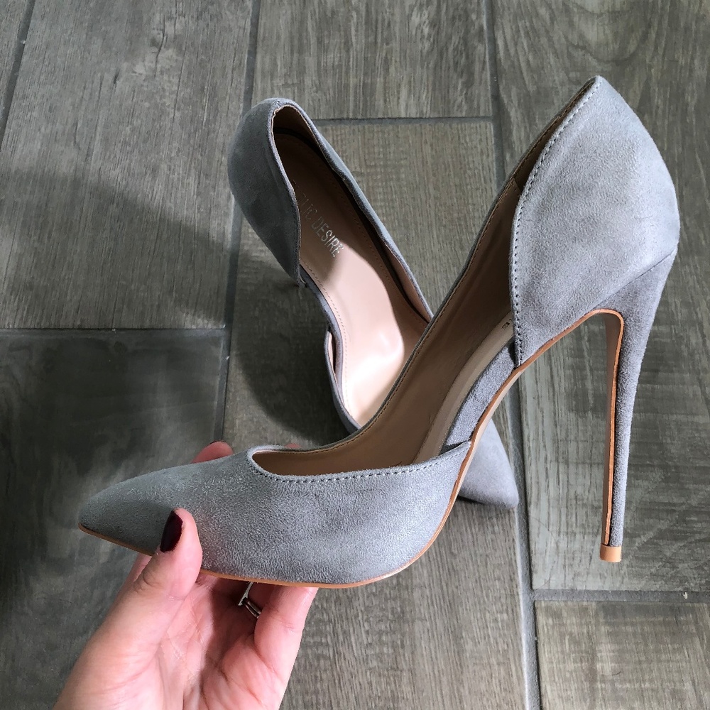 ASOS PUBLIC DESIRE- FAUX SUEDE PUMPS- NWOT
